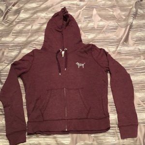 Burgundy Sweatshirt from Pink